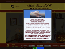 Tablet Screenshot of hoteletnea316catania.com